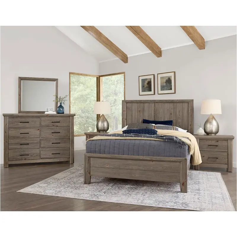 780-667-766-922 Vaughan Bassett Furniture Yellowstone - Dapple Grey Bedroom Furniture Bed