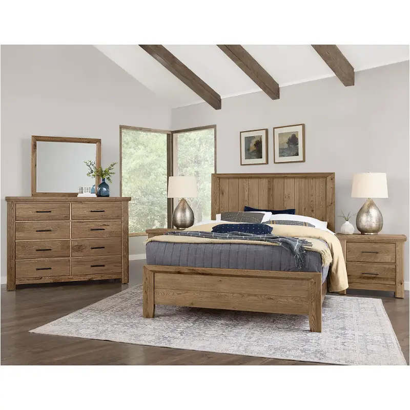 782-667-766-922 Vaughan Bassett Furniture Yellowstone - Chestnut Natural Bedroom Furniture Bed