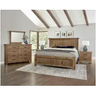 782-668-866-944 Vaughan Bassett Furniture Yellowstone - Chestnut Natural Bedroom Furniture Bed