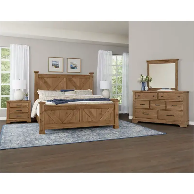 195-557-755-922 Vaughan Bassett Furniture Yosemite - Natural Bedroom Furniture Bed