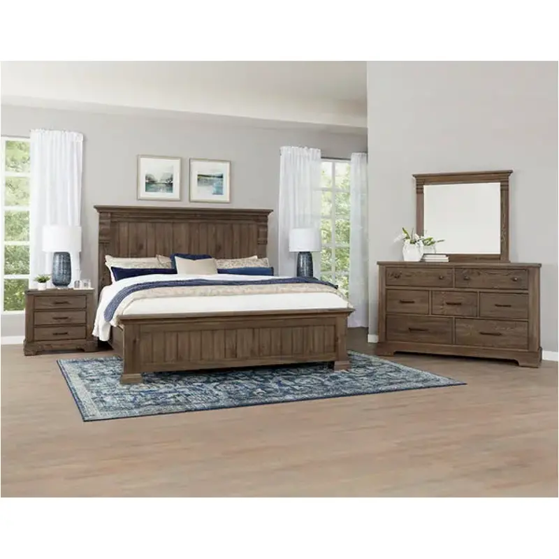 199-559-955-722 Vaughan Bassett Furniture Yosemite - Smoke Bedroom Furniture Bed