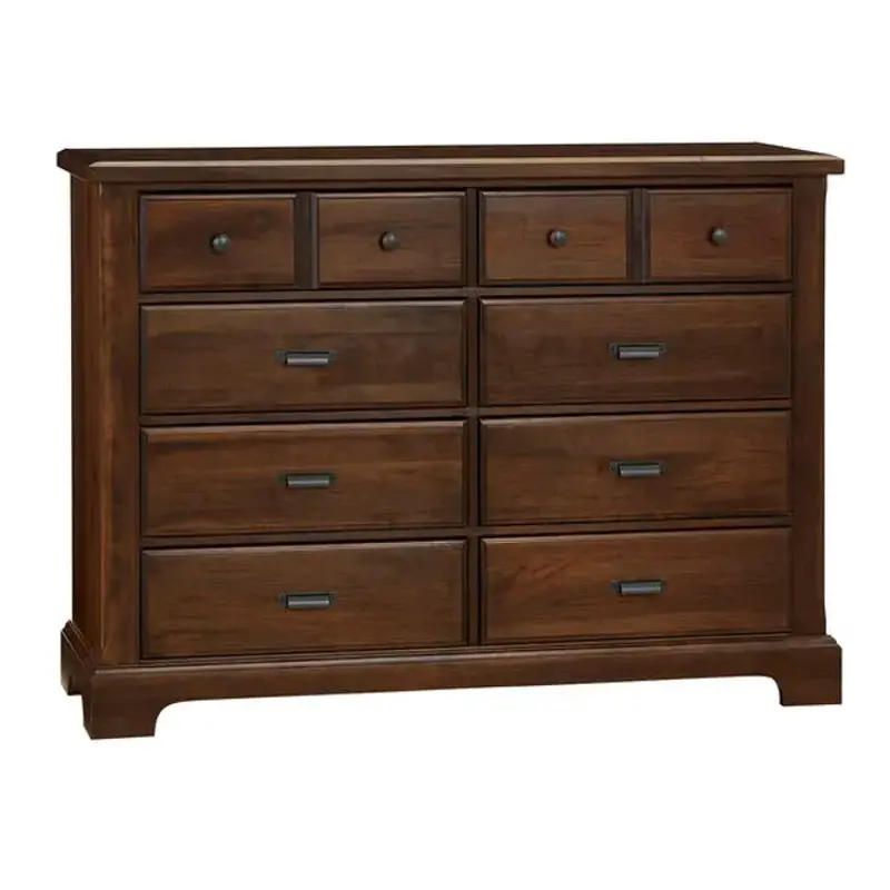 817-002 Vaughan Bassett Furniture Lancaster County -amish Walnut Bedroom Furniture Dresser