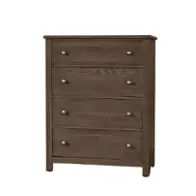 11-114 Vaughan Bassett Furniture Fundamentals-grey Bedroom Furniture Chest