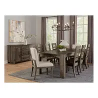 753-000-100 Vaughan Bassett Furniture Dovetail - Aged Grey Dining Room Furniture Dining Table