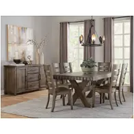 753-500-502 Vaughan Bassett Furniture Dovetail - Aged Grey Dining Room Furniture Dining Table