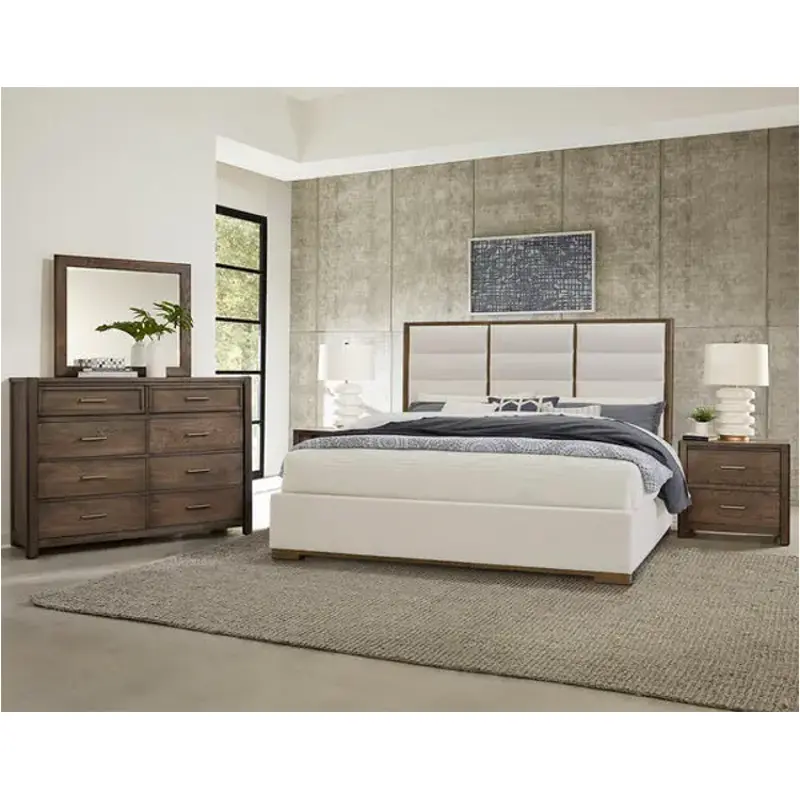 793-551a-155a-822a Vaughan Bassett Furniture Crafted Oak-aged Grey Bedroom Furniture Bed