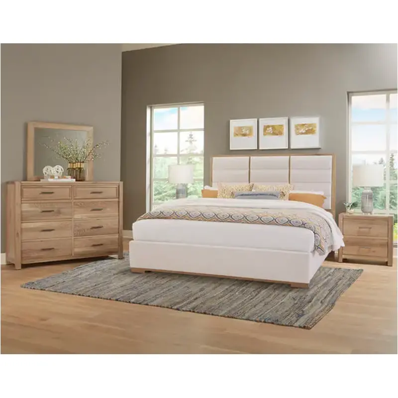 795-551a-155a-822a Vaughan Bassett Furniture Crafted Oak-bleached White Bedroom Furniture Bed