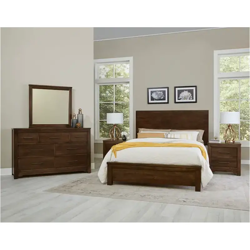 150-669-776-733-ms2 Vaughan Bassett Furniture Crafted Cherry Bedroom Furniture Bed