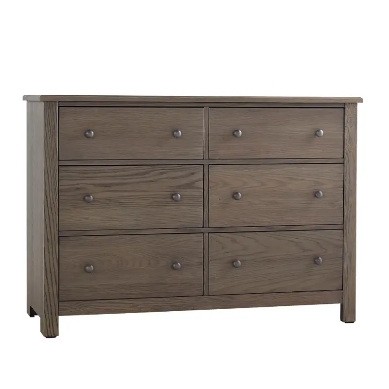 11-002 Vaughan Bassett Furniture Fundamentals-grey Bedroom Furniture Dresser