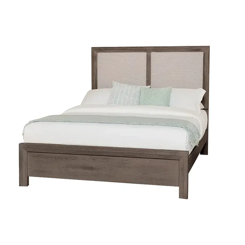 123-551-155-051-922 Vaughan Bassett Furniture Custom Express - Driftwood Grey Bedroom Furniture Bed