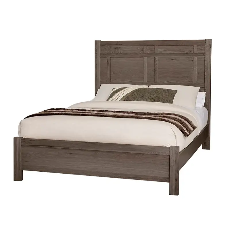 123-557-755-922 Vaughan Bassett Furniture Custom Express - Driftwood Grey Bedroom Furniture Bed