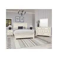 124-558-855-922 Vaughan Bassett Furniture Custom Express - Weathered White Bedroom Furniture Bed