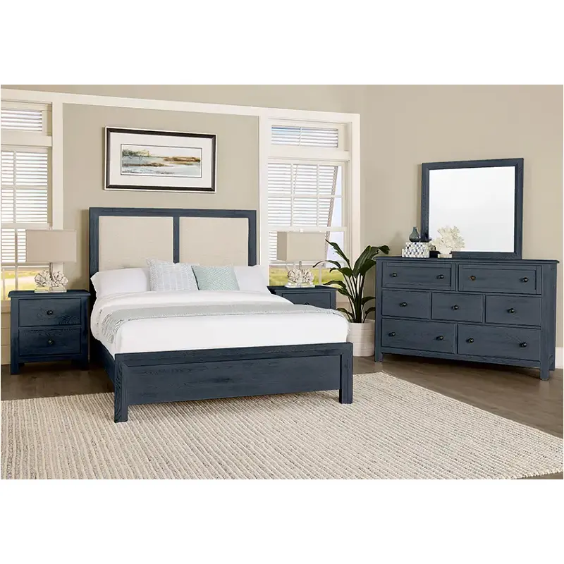 126-661-166-061-933 Vaughan Bassett Furniture Custom Express - Indigo Bedroom Furniture Bed