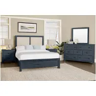 126-661-166-061-933 Vaughan Bassett Furniture Custom Express - Indigo Bedroom Furniture Bed