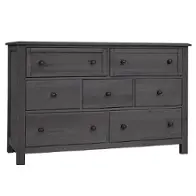 127-003 Vaughan Bassett Furniture Custom Express - Graphite Bedroom Furniture Dresser