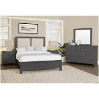 127-551-155-054-922 Vaughan Bassett Furniture Custom Express - Graphite Bedroom Furniture Bed