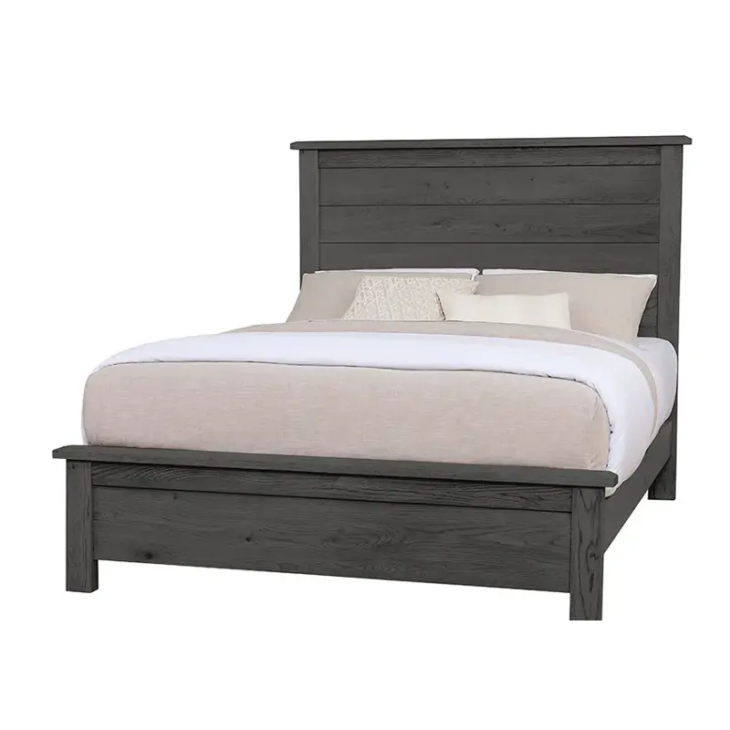 127-668-866-933 Vaughan Bassett Furniture Custom Express - Graphite Bedroom Furniture Bed