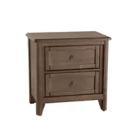 820-227 Vaughan Bassett Furniture Woodbridge - Dark Cashmere Bedroom Furniture Nightstand