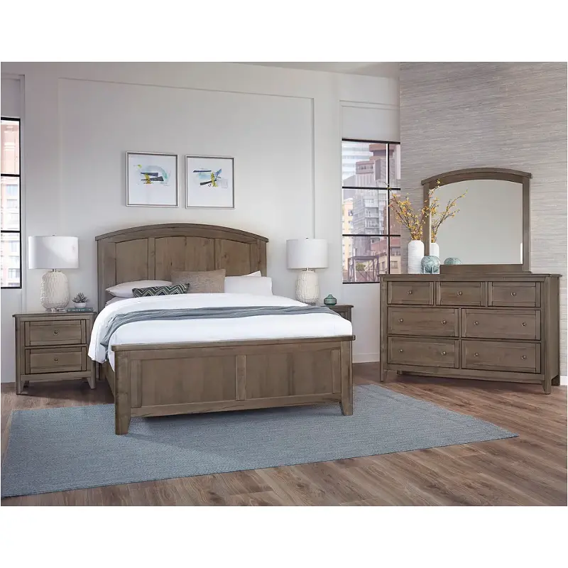 820-557-755-922 Vaughan Bassett Furniture Woodbridge - Dark Cashmere Bedroom Furniture Bed