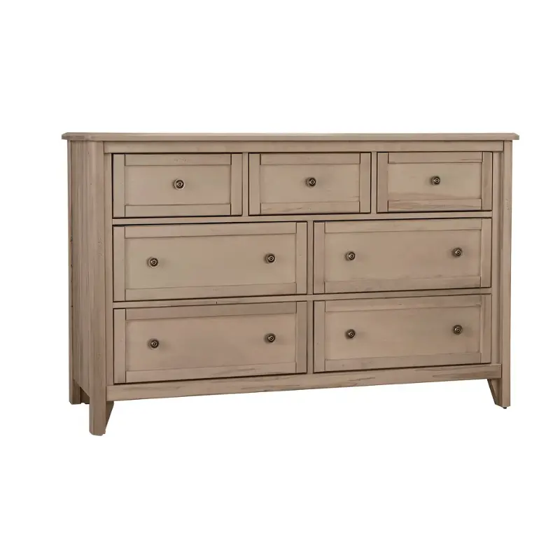 821-003 Vaughan Bassett Furniture Woodbridge - Shadow Grey Bedroom Furniture Dresser