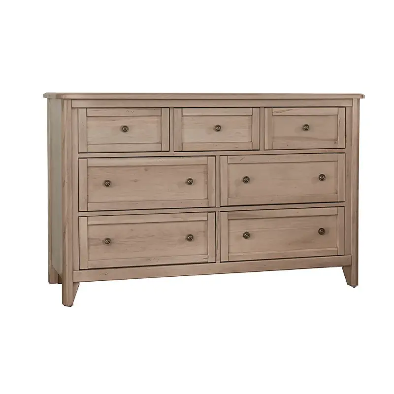 822-003 Vaughan Bassett Furniture Woodbridge - Clear Maple Bedroom Furniture Dresser