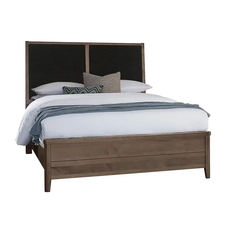 820-661-166-063-944 Vaughan Bassett Furniture Woodbridge - Dark Cashmere Bedroom Furniture Bed