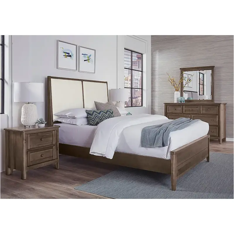 820-661-166-061-944 Vaughan Bassett Furniture Woodbridge - Dark Cashmere Bedroom Furniture Bed