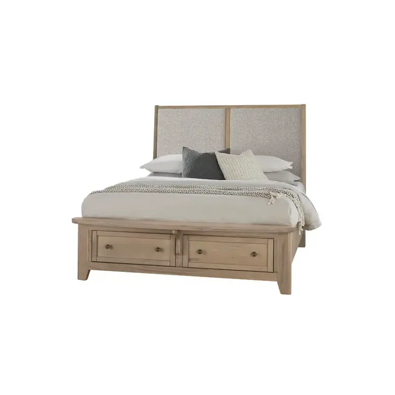 821-551-052-050b-502 Vaughan Bassett Furniture Woodbridge - Shadow Grey Bedroom Furniture Bed