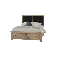 821-661-063-066b-502 Vaughan Bassett Furniture Woodbridge - Shadow Grey Bedroom Furniture Bed