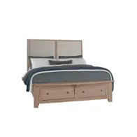 822-551-052-050b-502 Vaughan Bassett Furniture Woodbridge - Clear Maple Bedroom Furniture Bed