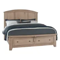 822-667-066b-502 Vaughan Bassett Furniture Woodbridge - Clear Maple Bedroom Furniture Bed