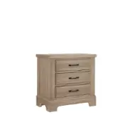 176-227 Vaughan Bassett Furniture Cool Rustic - Clear Maple Bedroom Furniture Nightstand