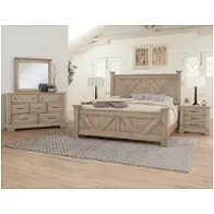 176-667-766-933-ms2 Vaughan Bassett Furniture Cool Rustic - Clear Maple Bedroom Furniture Bed