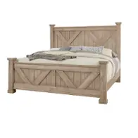 176-667-766-944 Vaughan Bassett Furniture Cool Rustic - Clear Maple Bedroom Furniture Bed