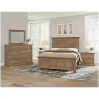 155-668-866-744 Vaughan Bassett Furniture Carlisle - Warm Natural Bedroom Furniture Bed