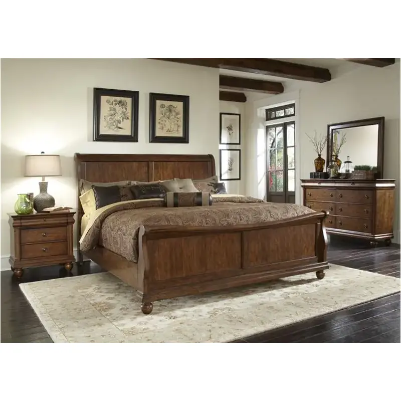 589-br21f Liberty Furniture Rustic Traditions Bedroom Furniture Bed