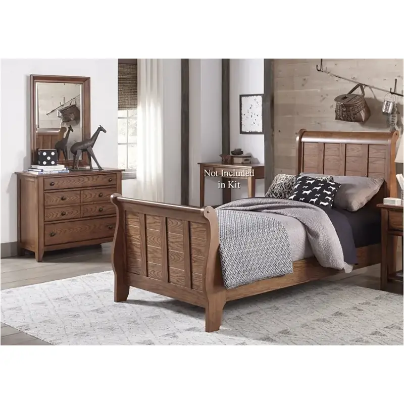 175-ybr-tsl Liberty Furniture Grandpas Cabin Youth Bedroom Furniture Bed