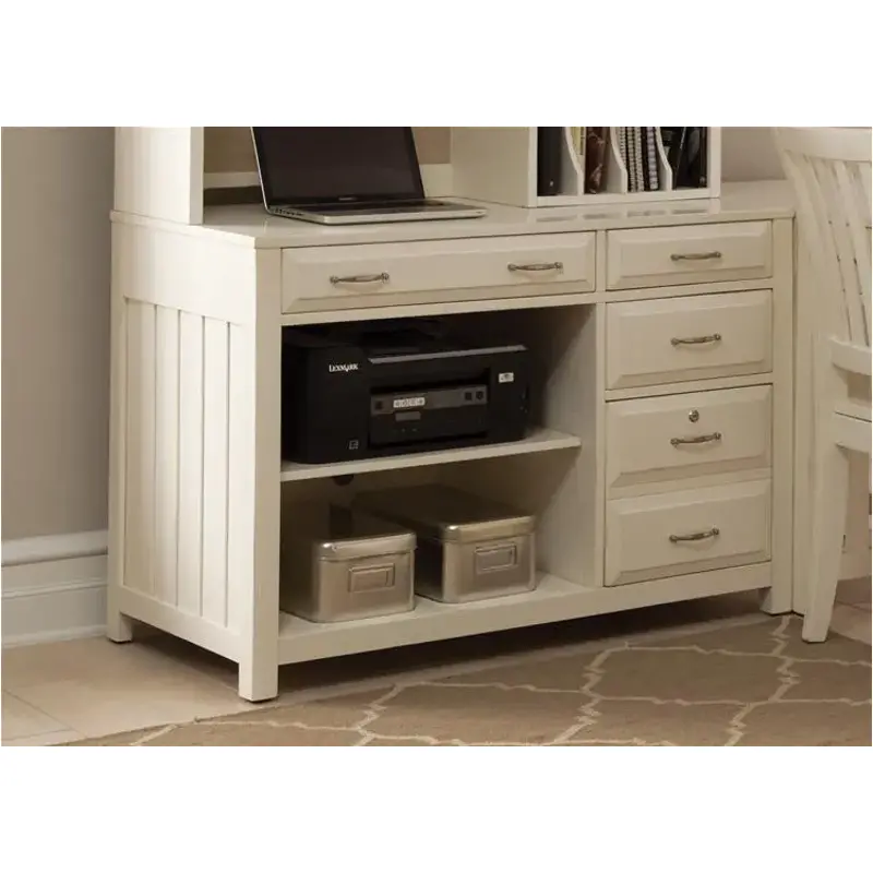 715-ho121 Liberty Furniture Hampton Bay - White Home Office Furniture Credenza