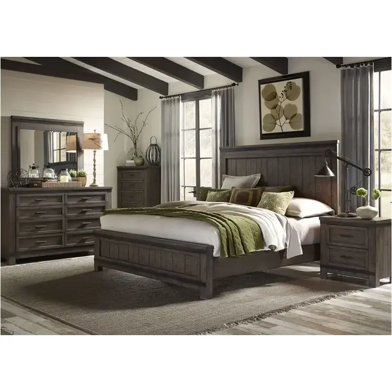 759-br-qpb Liberty Furniture Thornwood Hills Bedroom Furniture Bed