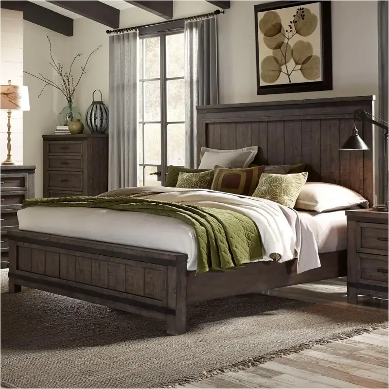 759-br-q2s Liberty Furniture Thornwood Hills Bedroom Furniture Bed