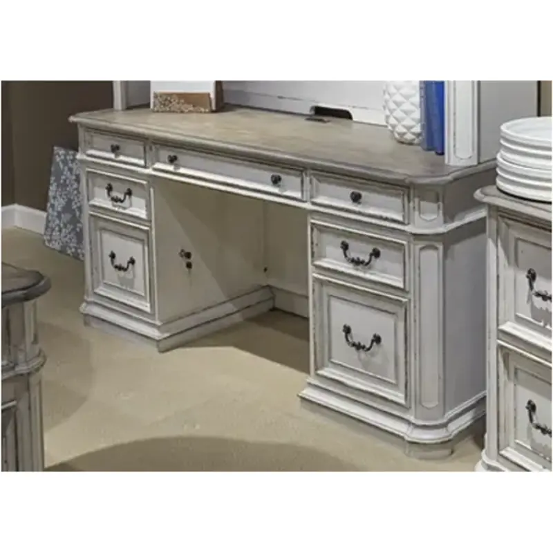 244-ho120b Liberty Furniture Magnolia Manor Home Office Furniture Credenza