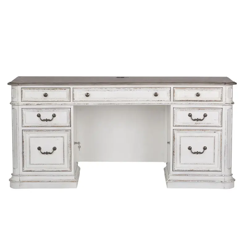 244-ho120t Liberty Furniture Magnolia Manor Home Office Furniture Credenza