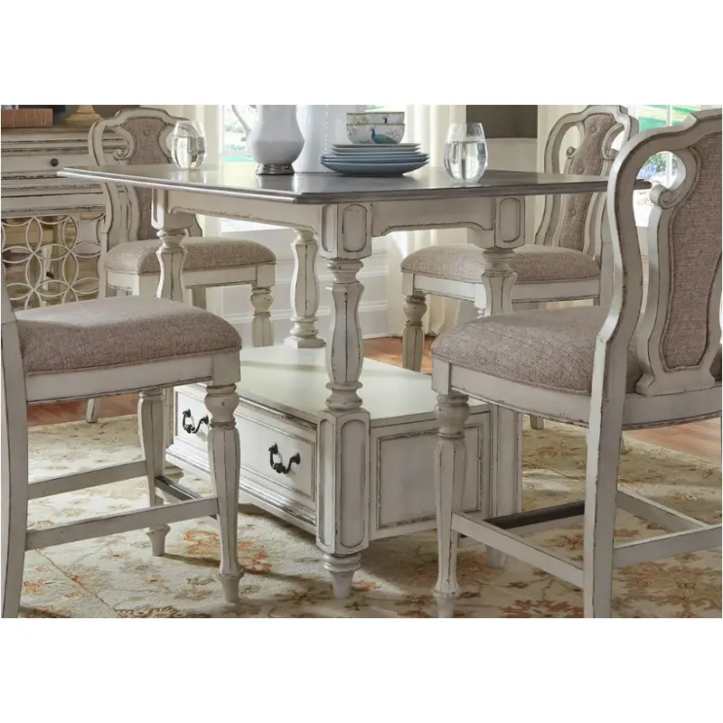 244-gt3660 Liberty Furniture Magnolia Manor Dining Room Furniture Counter Height Table