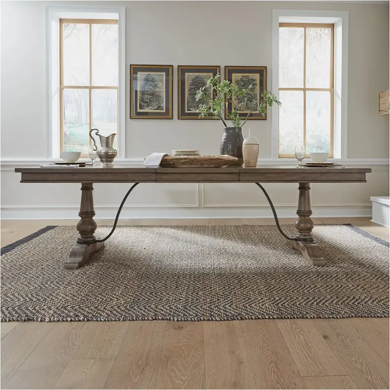 615-p4202 Liberty Furniture Americana Farmhouse Dining Room Furniture Dining Table