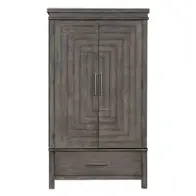 406-br-arm Liberty Furniture Modern Farmhouse - Charcoal Bedroom Furniture Armoire