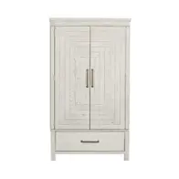 406w-br-arm Liberty Furniture Modern Farmhouse - White Bedroom Furniture Armoire