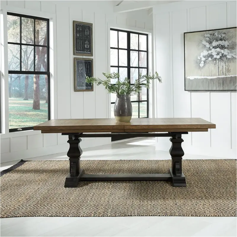 879-dr-trs Liberty Furniture Harvest Home - Chalkboard Dining Room Furniture Dining Table