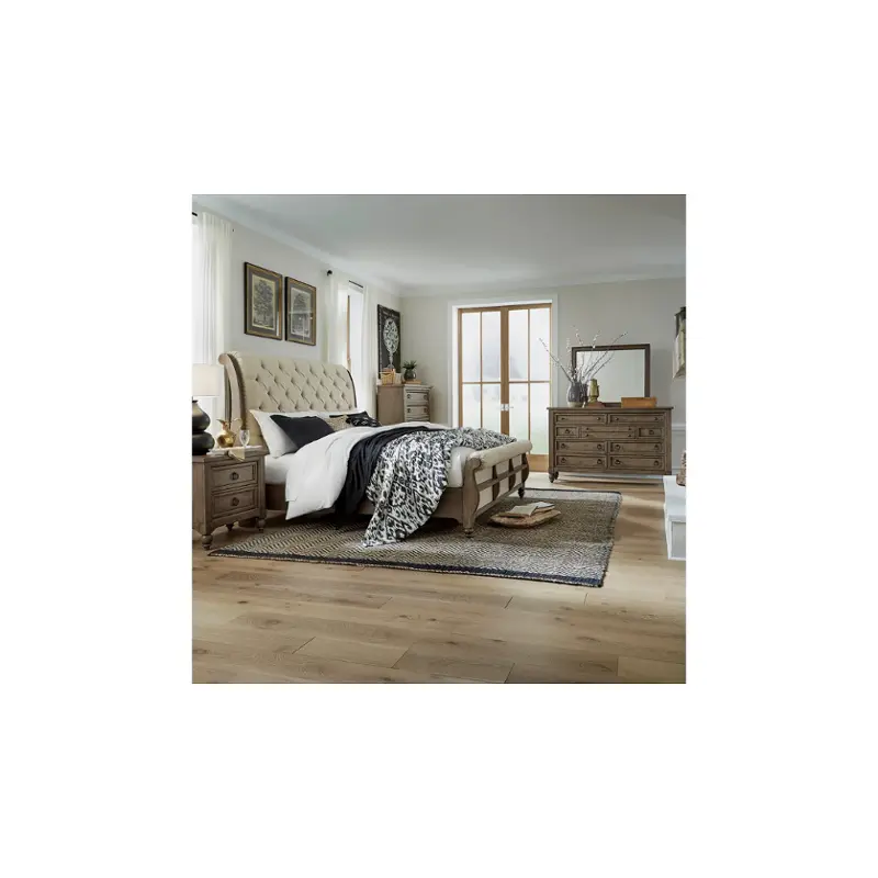 615-br-cksl Liberty Furniture Americana Farmhouse Bedroom Furniture Bed