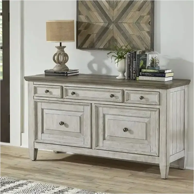 824-ho120 Liberty Furniture Heartland Home Office Furniture Credenza