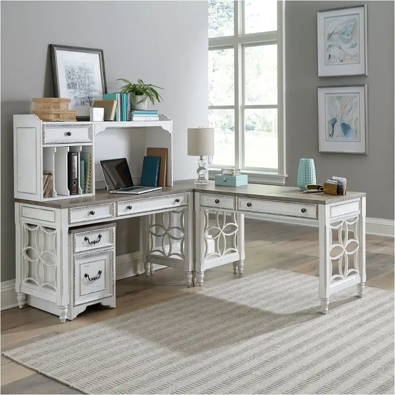 244-hoj-lsld Liberty Furniture Magnolia Manor Home Office Furniture Desk